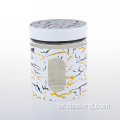 화장품 포장 양념 잼 꿀 꿀 설탕 병 저장 양식 양념 음식을위한 아포시스 항아리